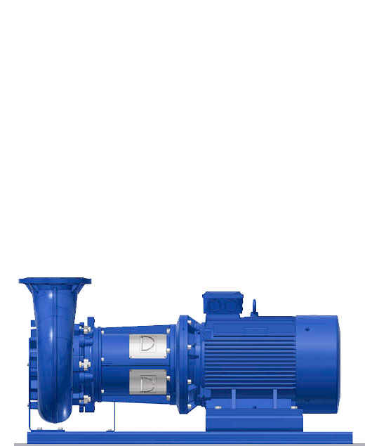 Horizontal waste water pumps