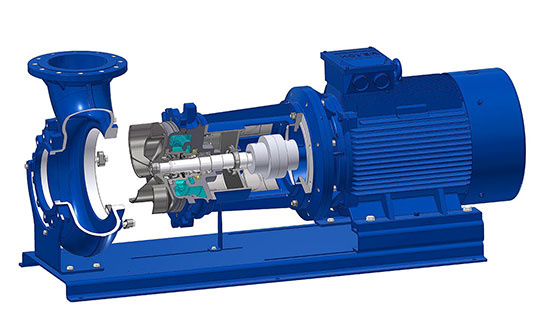 S-WN waste water pumps open drawing Australia