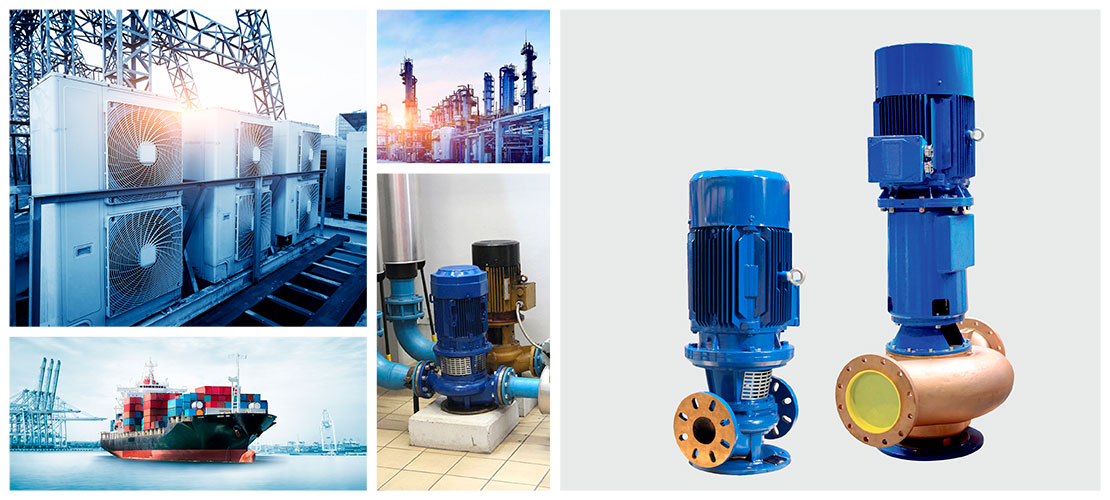 In-line Marine pumps S-IP and S-MP