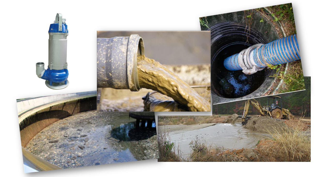 Sludge sewage pump application