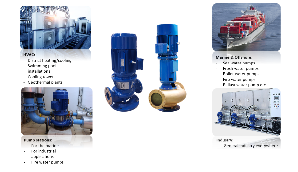 Marine pump applications